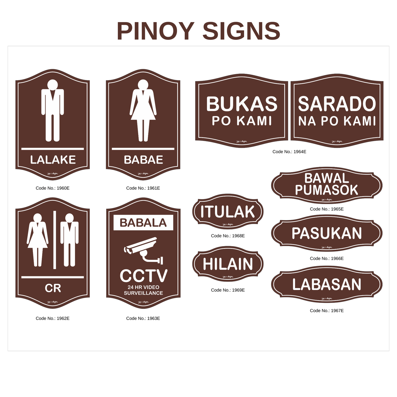 acrylic signage pinoy sign