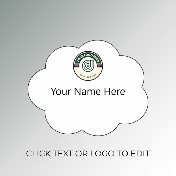 Custom Acrylic Cloud Nametag