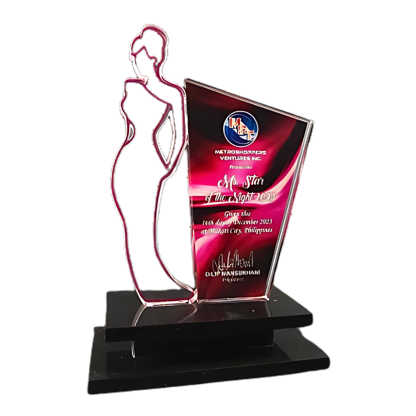 Acrylic Beauty Pageant Awards 8073F