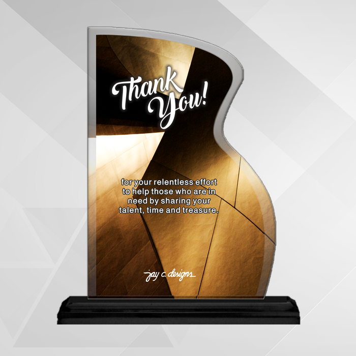 Acrylic Trophies & Plaques 8033