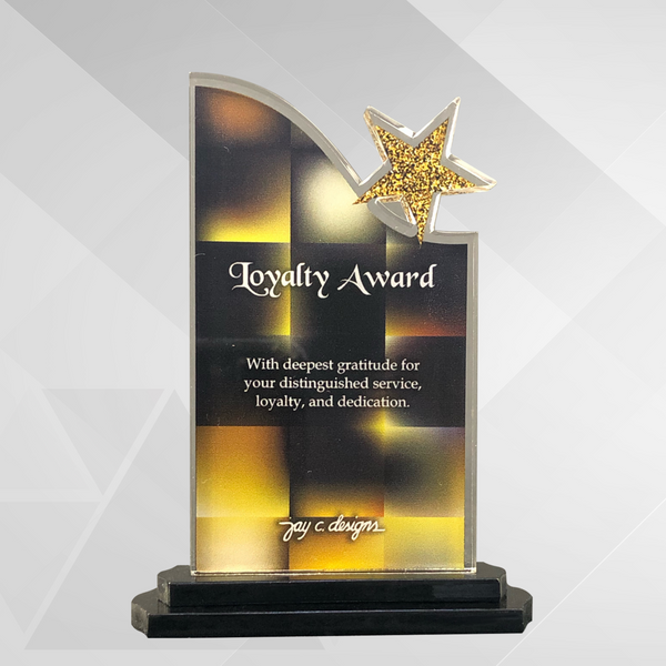 Acrylic Trophies and Plaques 8008