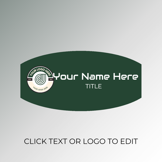 Green Customized Acrylic Nametag Philippines 