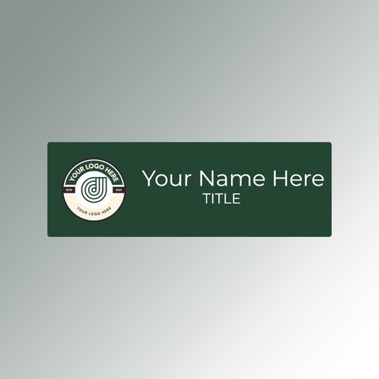 Green High quality acrylic nametag