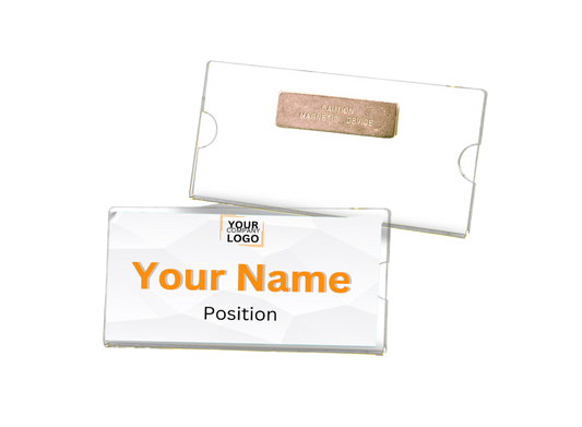 Code No.: 5010                        _                  Size: 2.0" x 4.0"                Insertable Nameplate with Magnetic Holder