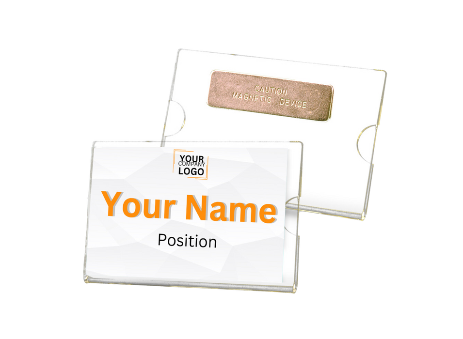 Code No.: 5009                        _                  Size: 2.0" x 3.0"                Insertable Nameplate with Magnetic Holder