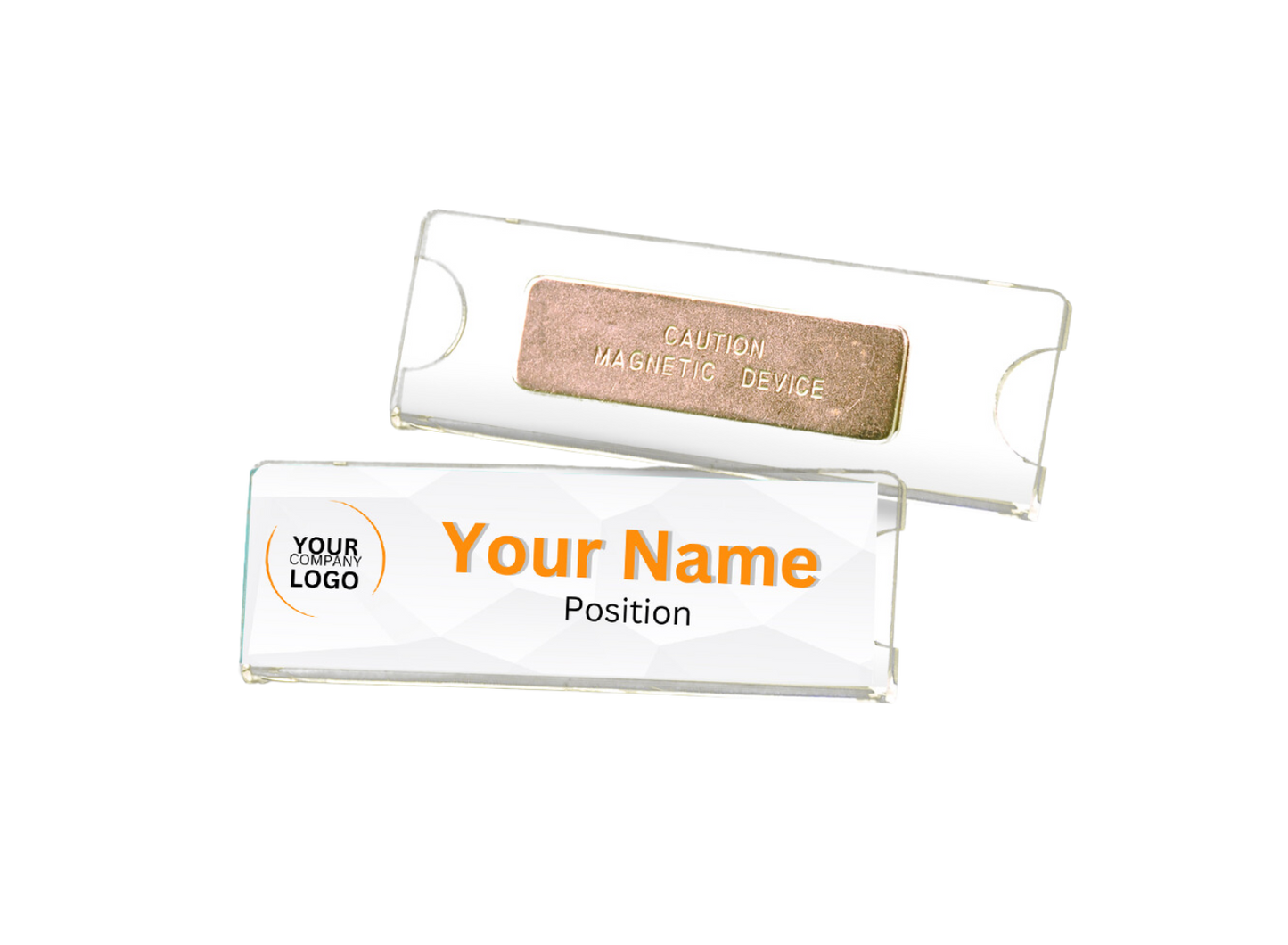 Code No.: 5008                        _                  Size: 1.0" x 3.0"                Insertable Nameplate with Magnetic Holder