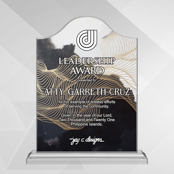 Acrylic Trophies & Plaques 8028