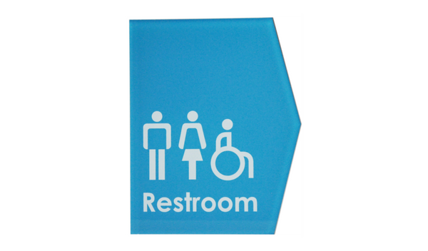 Customize Acrylic Restroom Sign