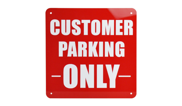 Customize Acrylic Parking Sign