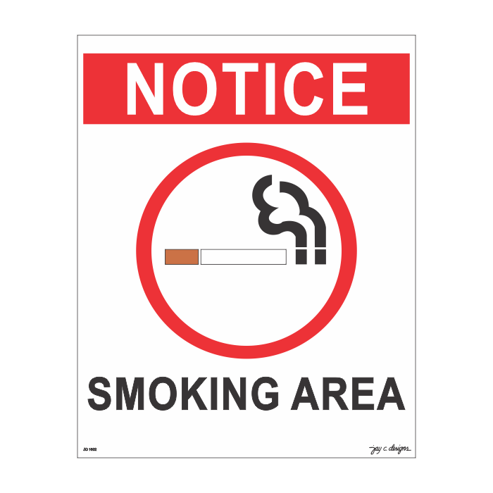 1802 Smoking Area - 8.0in x 10.0in x 1.5mm