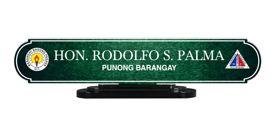 green table namesign