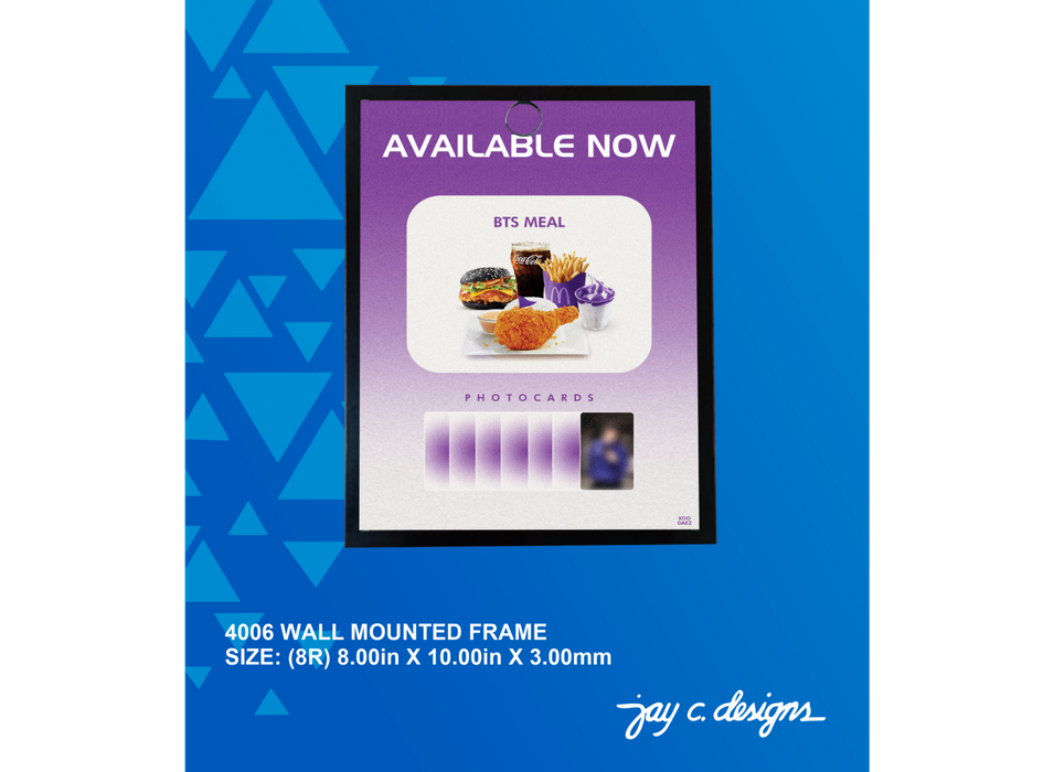 4006 Acrylic Wall Mounted Frame (8.0in x 10.0in x 2.0mm)