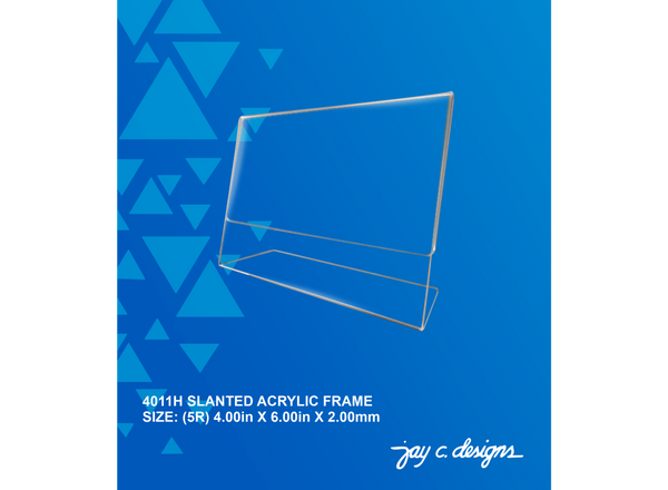 Acrylic Slanted Frame