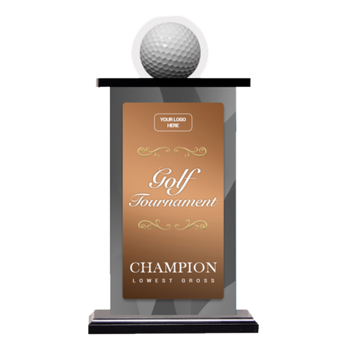 Acrylic Golf Trophy 7001