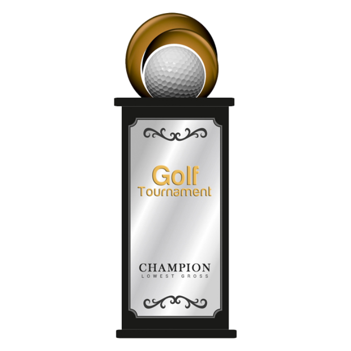 Acrylic Golf Trophy 7002