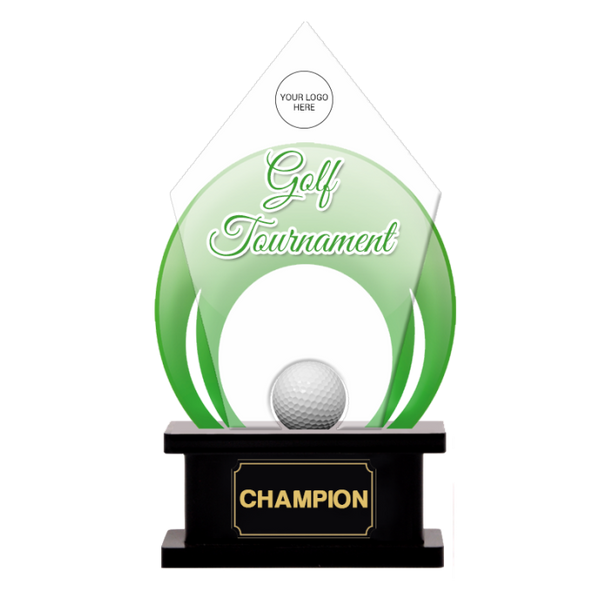 Acrylic Golf Trophy 7007