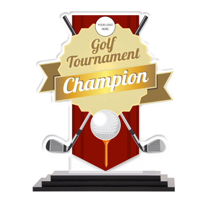 Acrylic Golf Trophy 7016