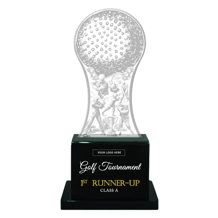 Acrylic Golf Trophy 7018