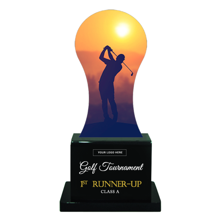 Acrylic Golf Trophy 7018