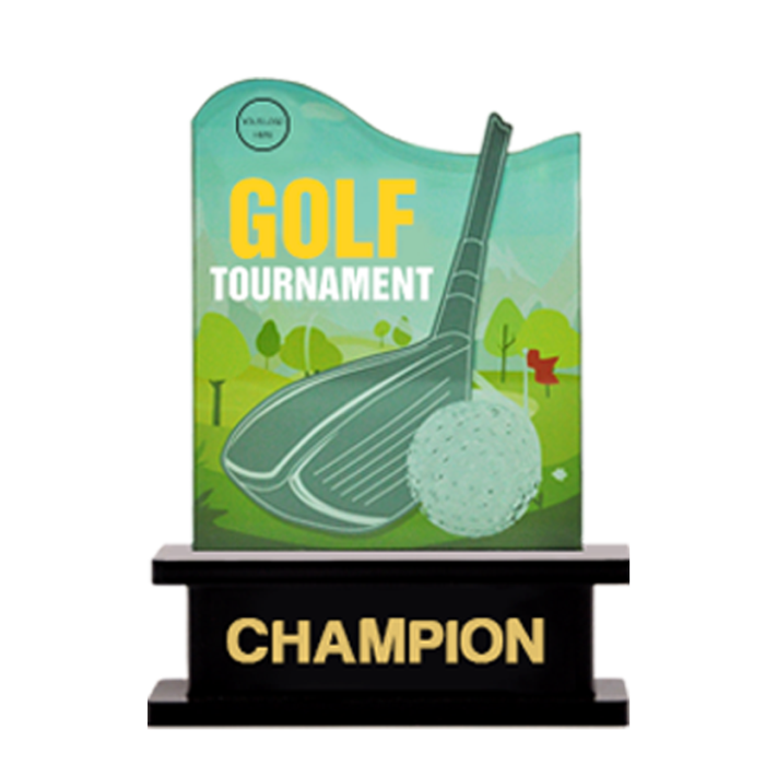 Acrylic Golf Trophy 7019