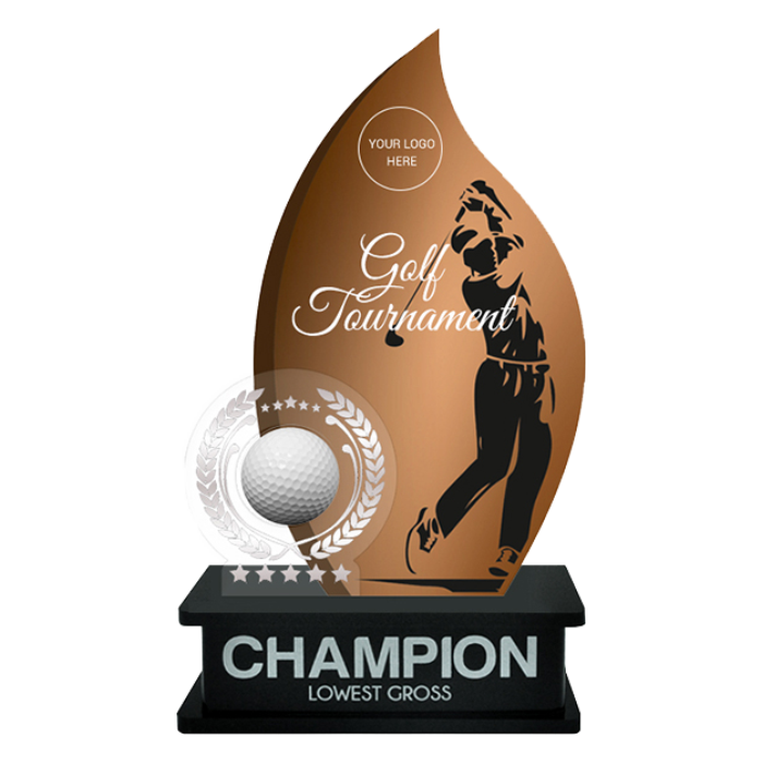 Acrylic Golf Trophy 7021