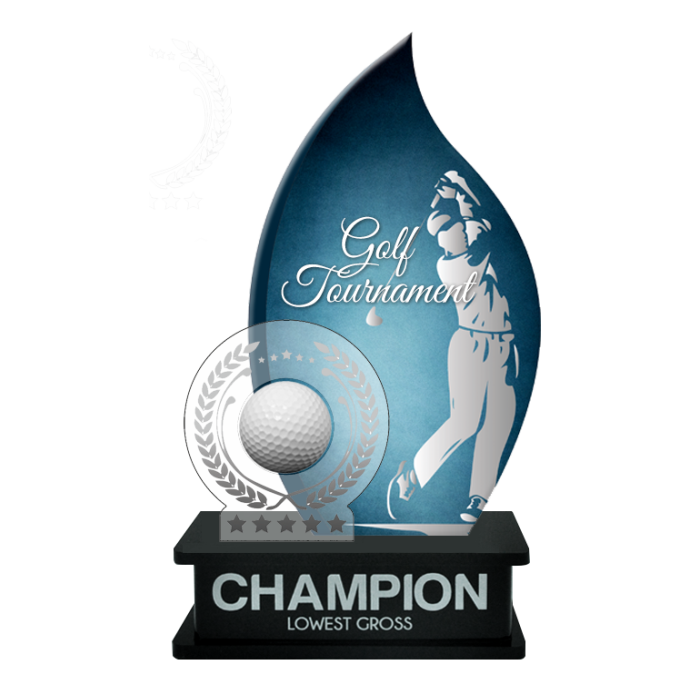 Acrylic Golf Trophy 7021