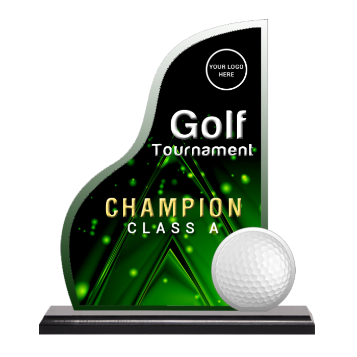 Acrylic Golf Trophy 7024