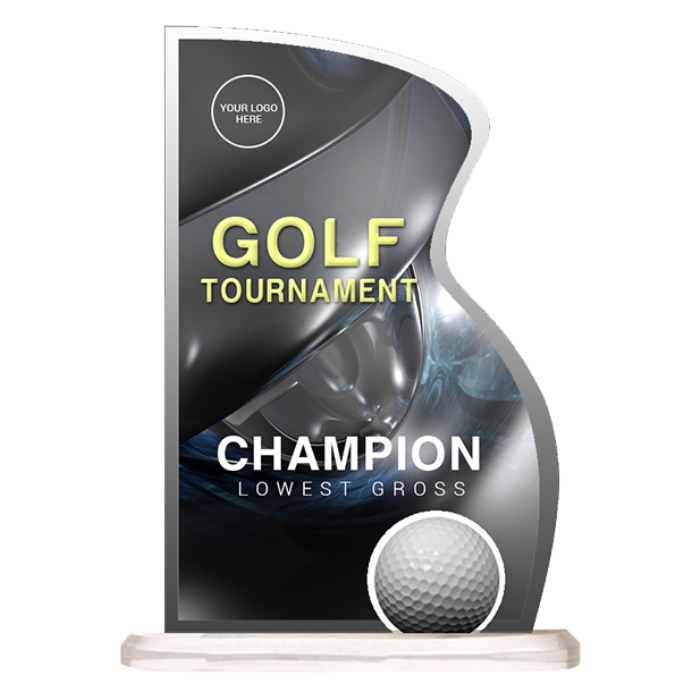 Acrylic Golf Trophy 7027