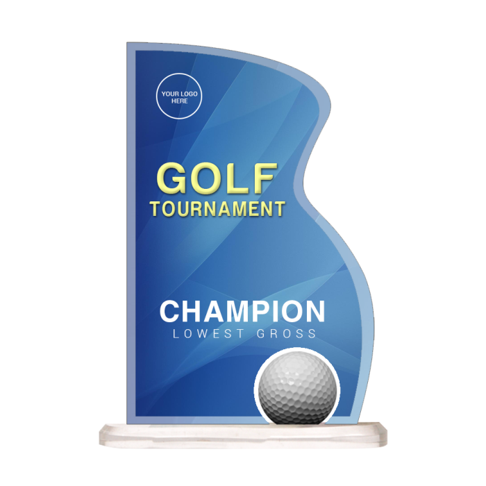 Acrylic Golf Trophy 7027