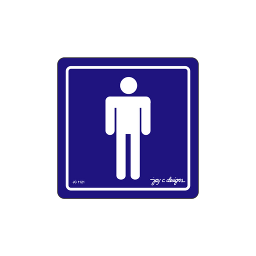 Male Acrylic Restroom Signage