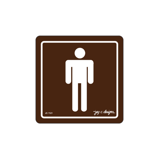 Male Acrylic Restroom Signage