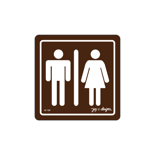  Male/Female Restroom Acrylic Restroom Signage