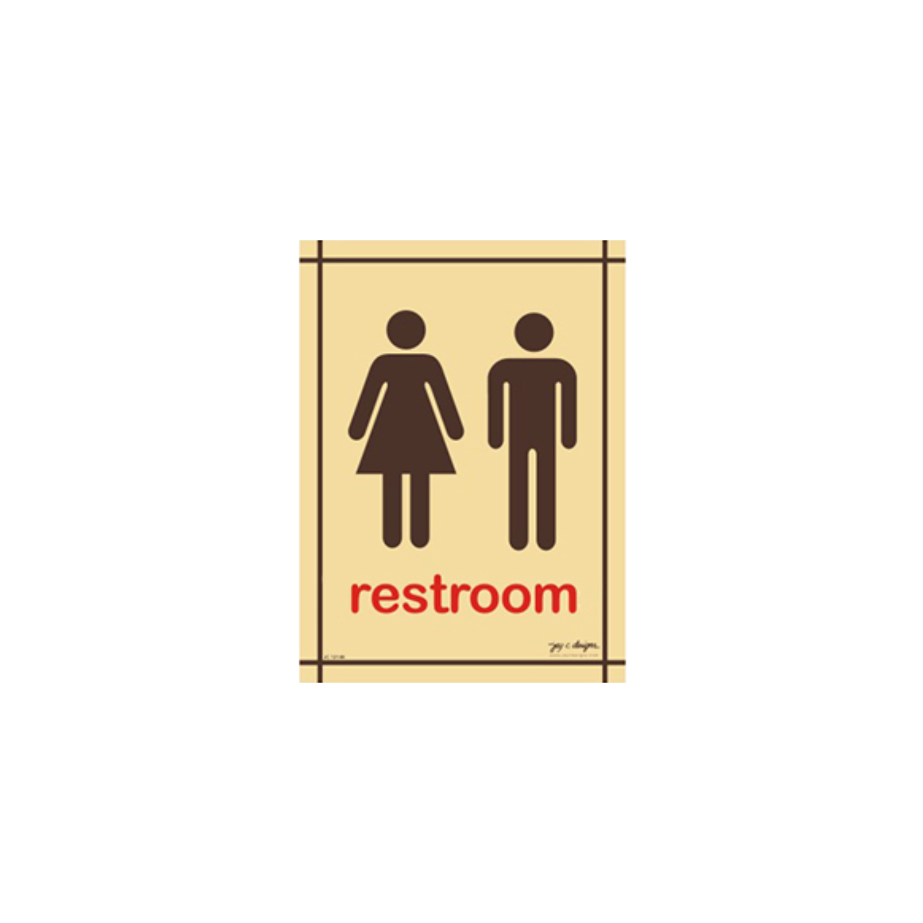 Acrylic Restroom Signage Enhance Your Space With Acrylic Signs Jay C Designs 3590