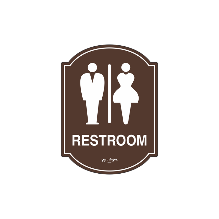 Acrylic Male/Female Signage