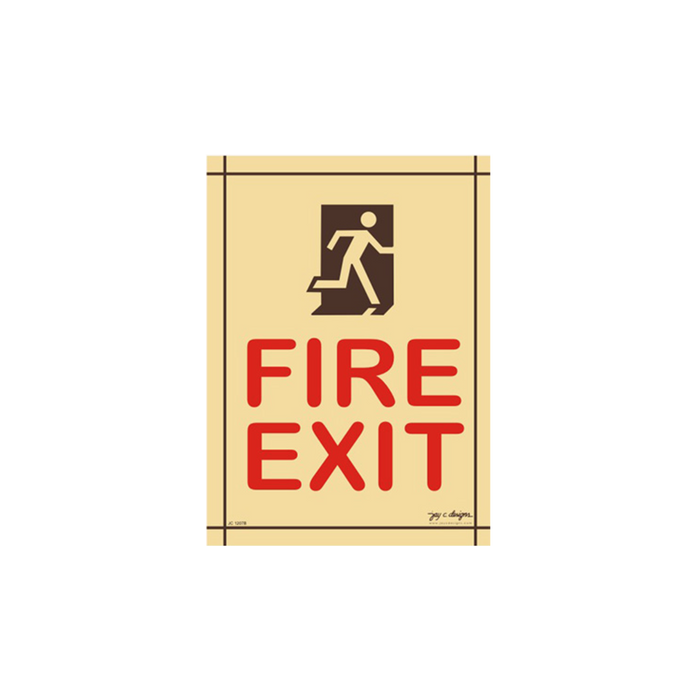 Fire Exit Acrylic Signage