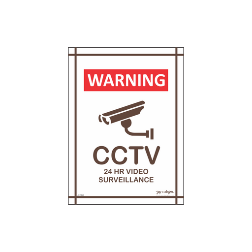 CCTV Acrylic Signage