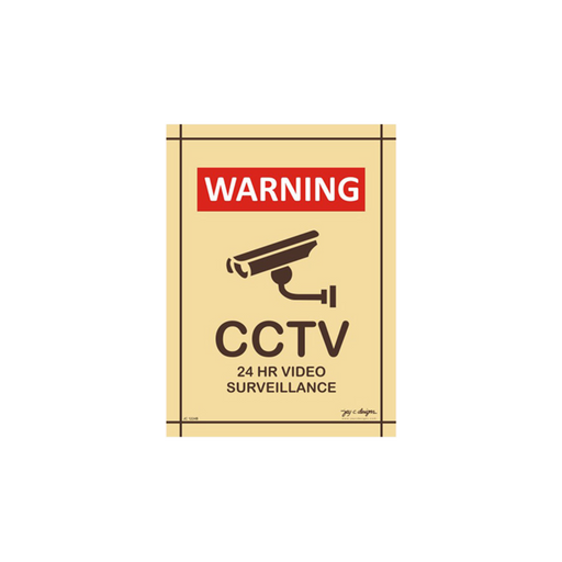 CCTV Acrylic Signage