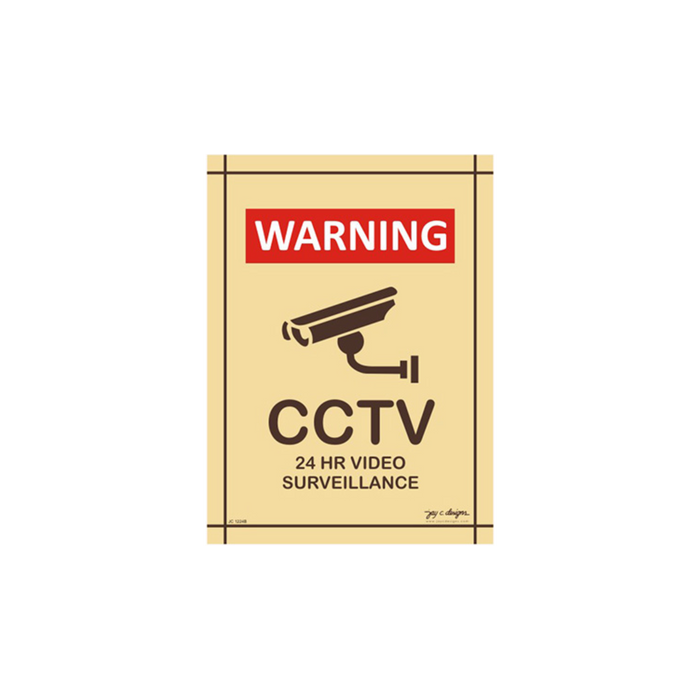 CCTV Acrylic Signage