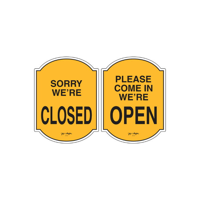 Acrylic Signage Maker Philippines - Open/Closed Sign – Jay C. Designs