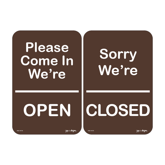 Open / Closed _ Acrylic  Signage