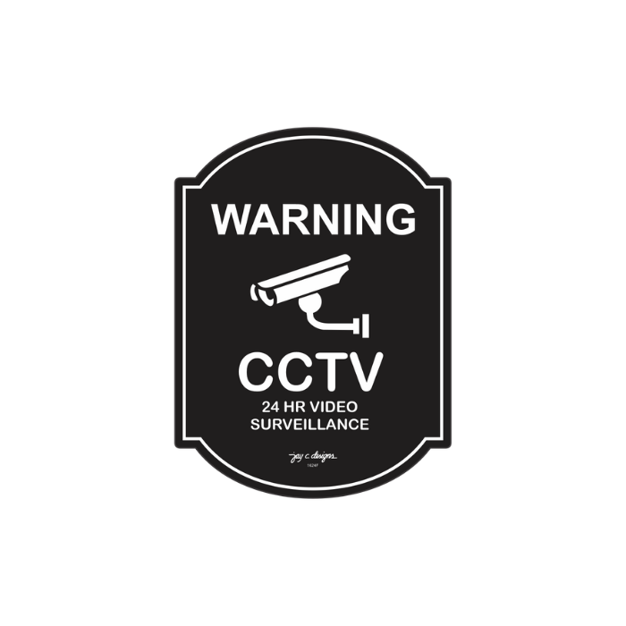 CCTV Acrylic Signage