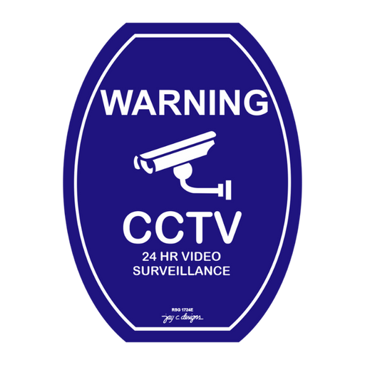 CCTV Acrylic Signage