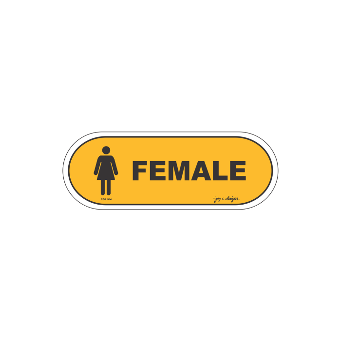 Female Restroom Acrylic Signage