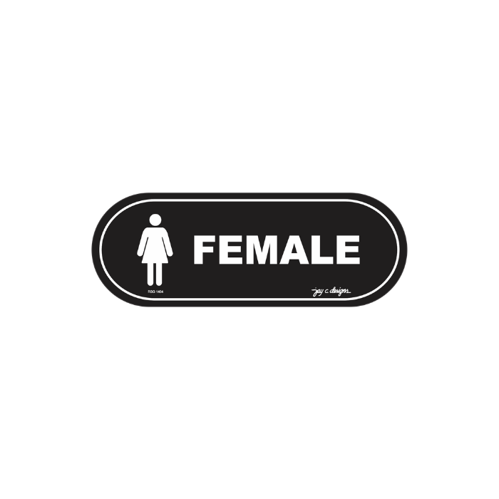 Female Restroom Acrylic Signage