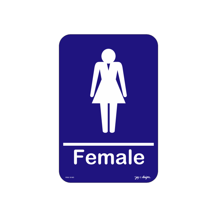 Female Restroom_Acrylic Signage