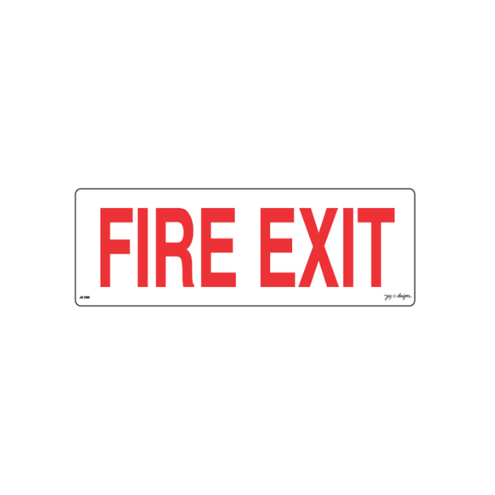 Fire Exit Acrylic Signage