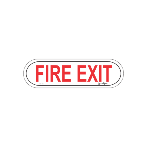 Fire Exit Custom Signage