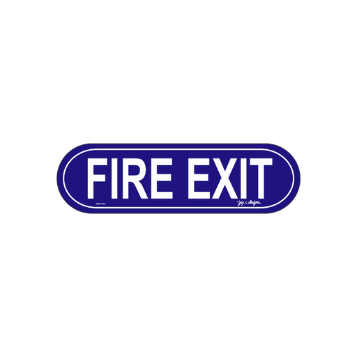 Fire Exit Custom Signage