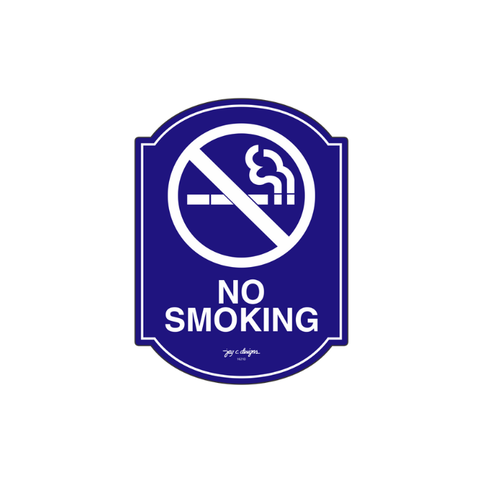 No Smoking Acrylic Signage