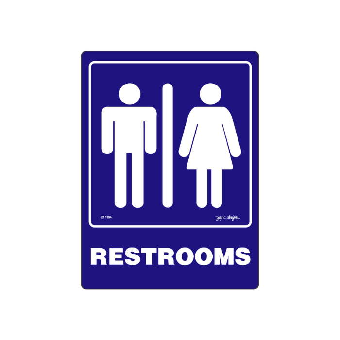 Male/Female Restroom Acrylic Sign